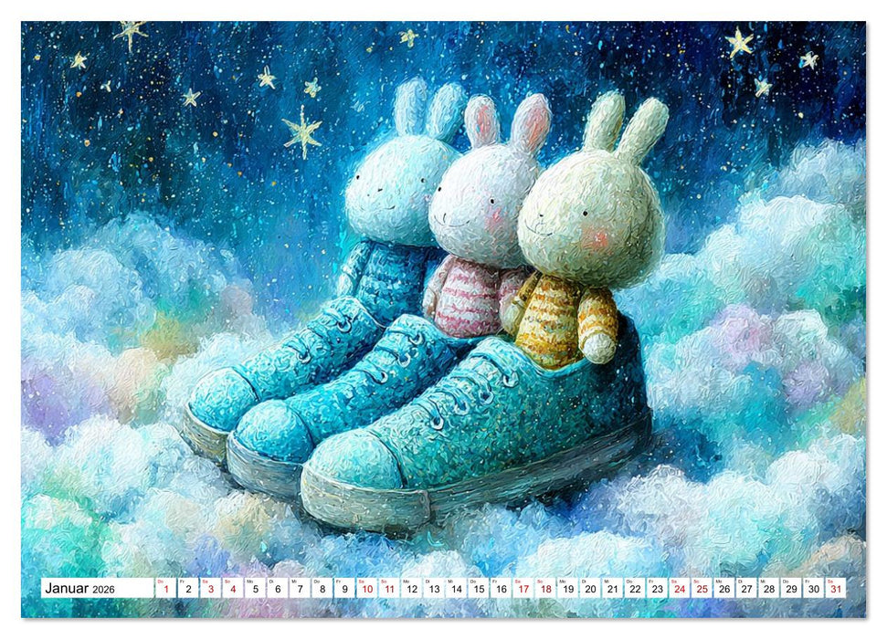 Das geheime Leben flauschiger Freunde (CALVENDO Wandkalender 2026)