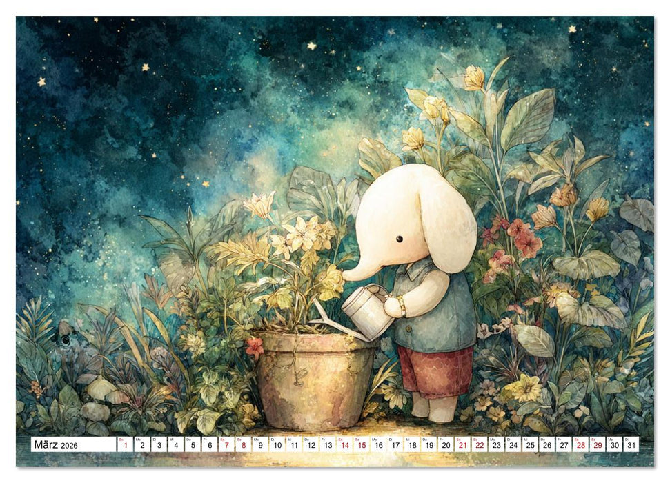 Das geheime Leben flauschiger Freunde (CALVENDO Wandkalender 2026)