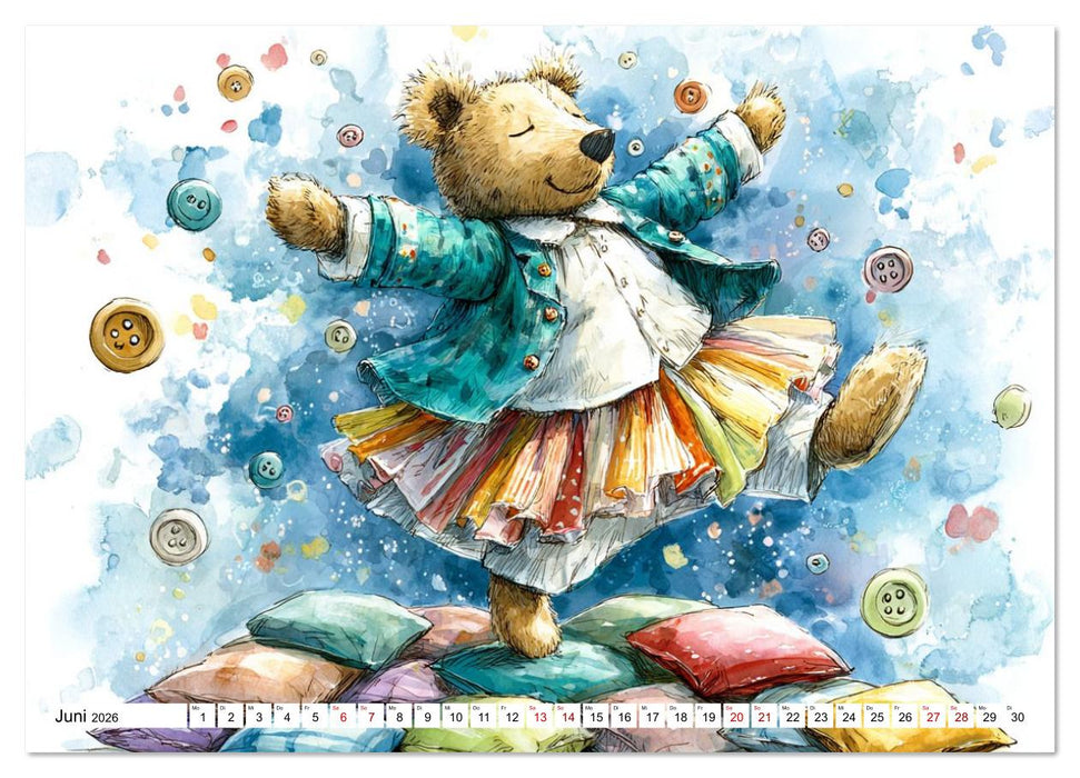 Das geheime Leben flauschiger Freunde (CALVENDO Wandkalender 2026)