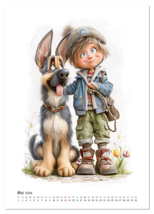 Gassi-Gang (CALVENDO Wandkalender 2026)