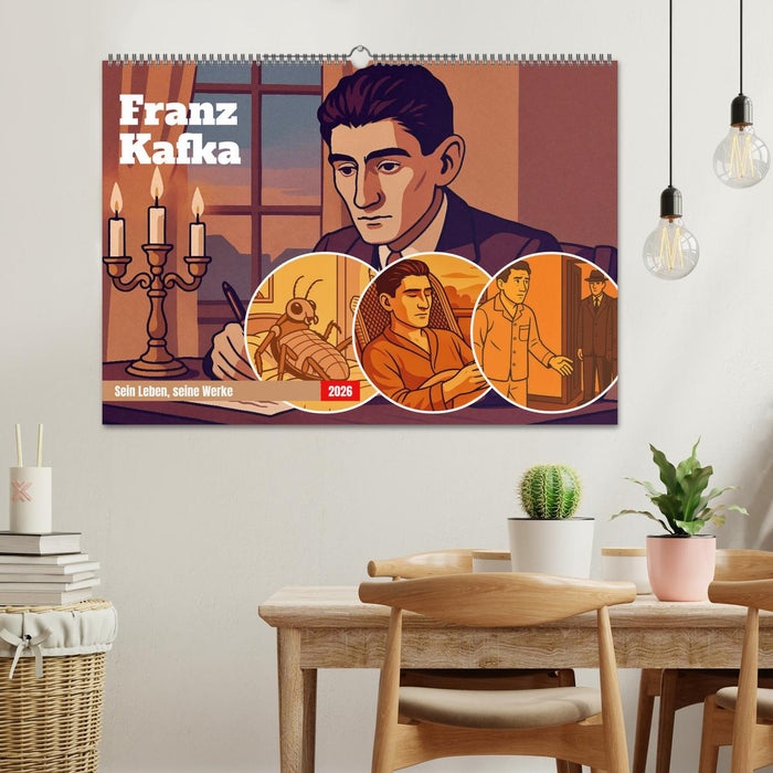 Franz Kafka (CALVENDO Wandkalender 2026)