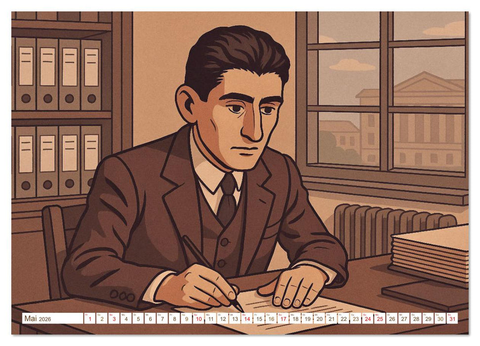 Franz Kafka (CALVENDO Wandkalender 2026)