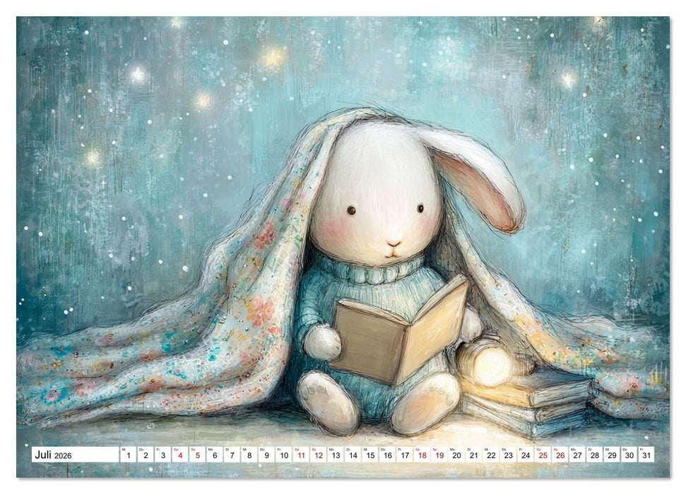 Das geheime Leben flauschiger Freunde (CALVENDO Premium Wandkalender 2026)