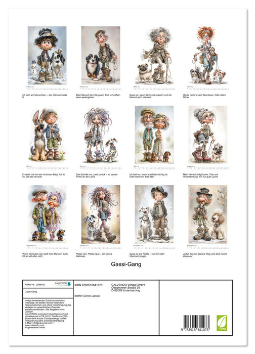 Gassi-Gang (CALVENDO Premium Wandkalender 2026)