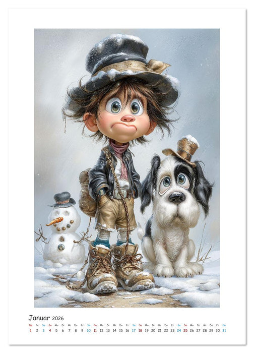 Gassi-Gang (CALVENDO Premium Wandkalender 2026)