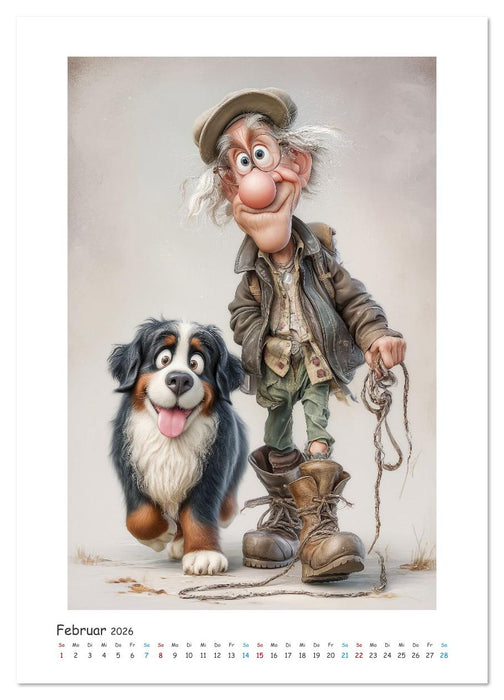 Gassi-Gang (CALVENDO Premium Wandkalender 2026)