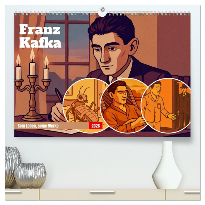 Franz Kafka (CALVENDO Premium Wandkalender 2026)