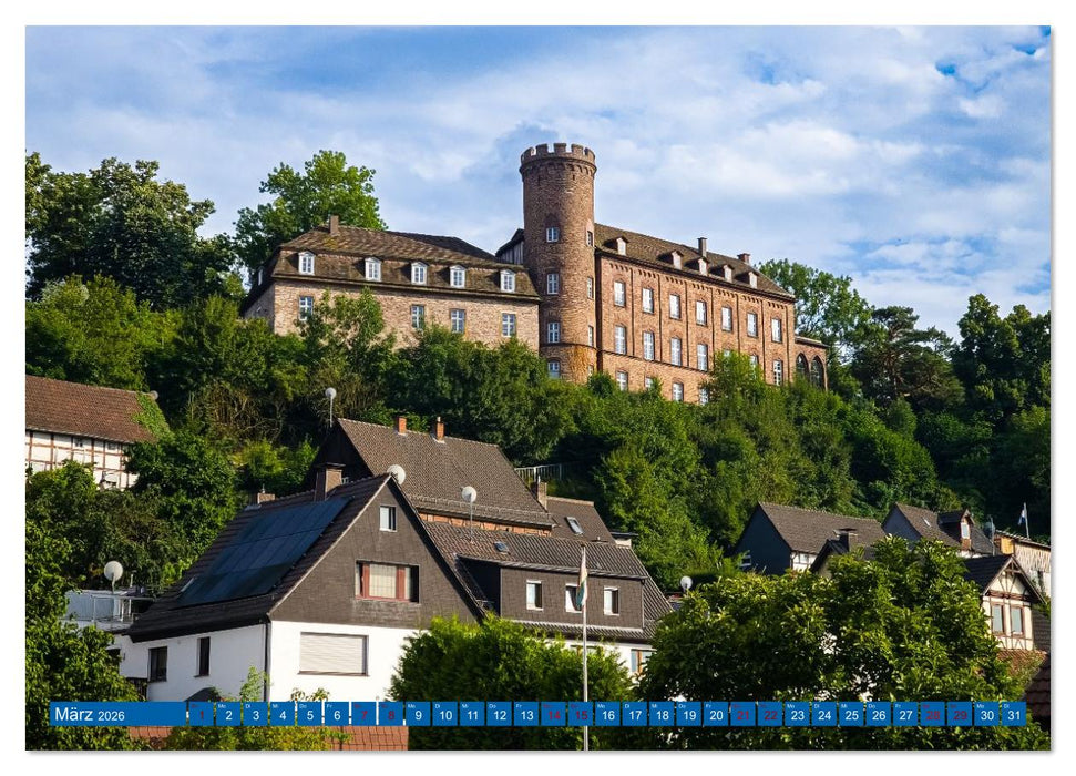 Die Obere Weser - von Bad Karlshafen bis Hameln (CALVENDO Wandkalender 2026)