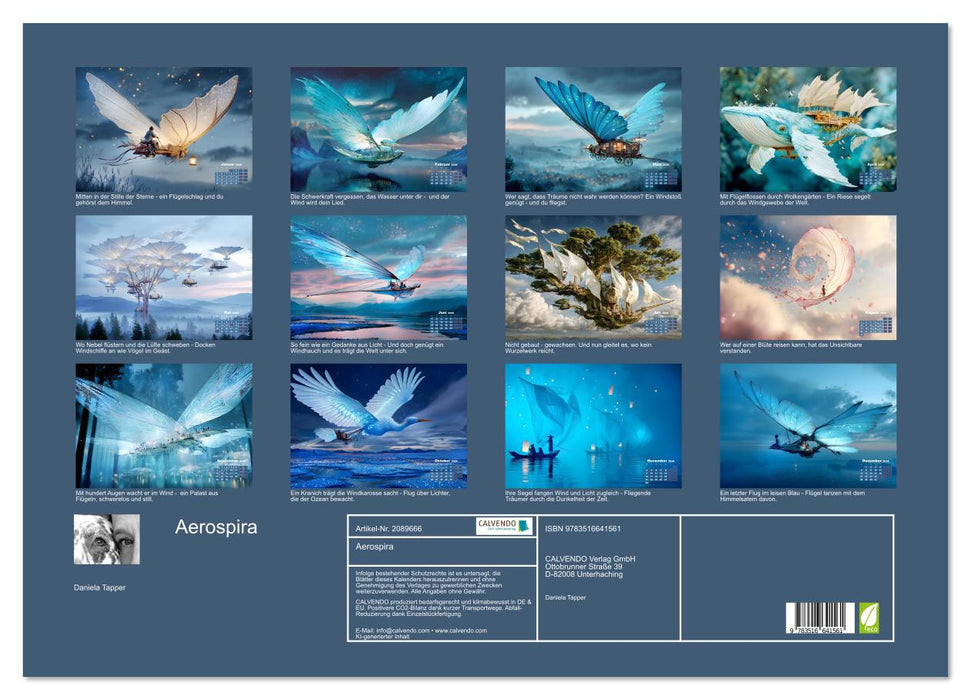 Aerospira (CALVENDO Wandkalender 2026)