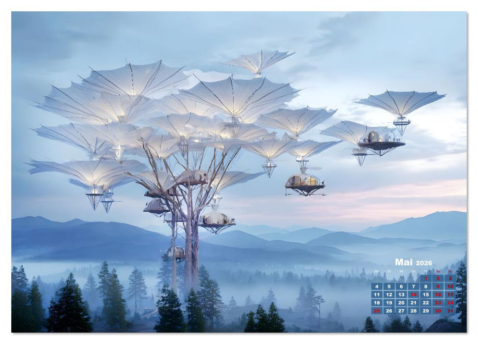 Aerospira (CALVENDO Wandkalender 2026)