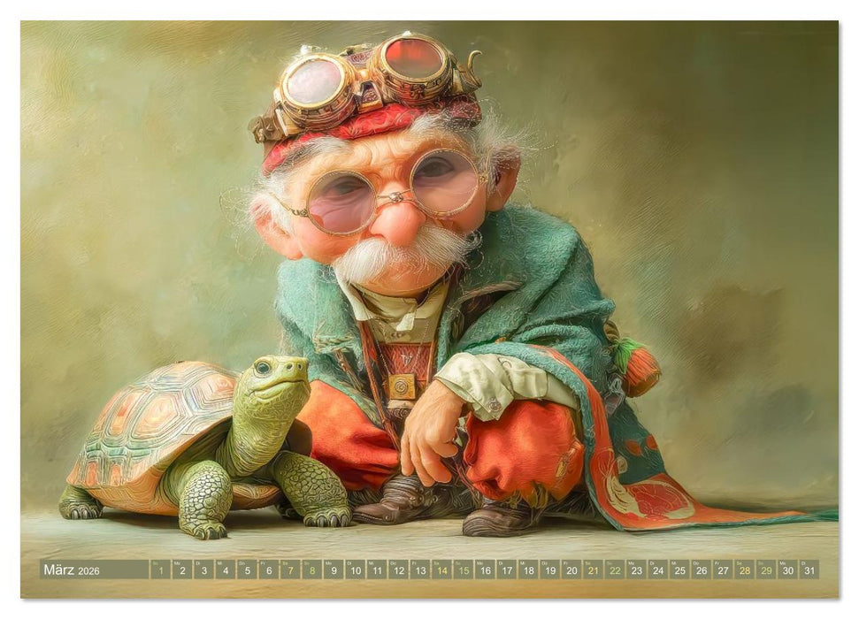 Unsere besten tierischen Freunde - Humorvolle Werke (CALVENDO Premium Wandkalender 2026)