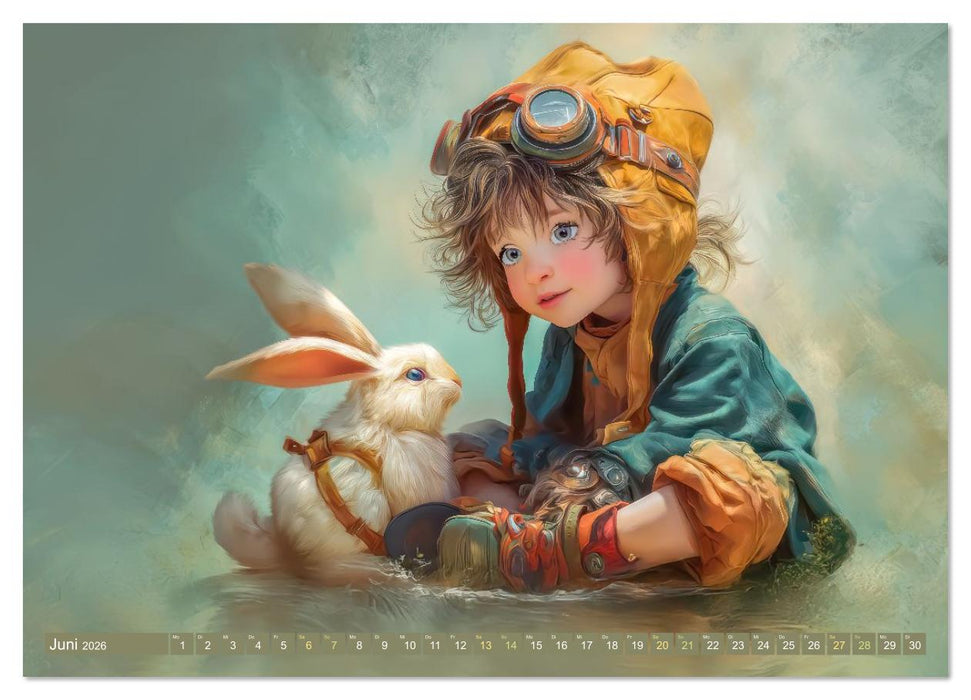 Unsere besten tierischen Freunde - Humorvolle Werke (CALVENDO Premium Wandkalender 2026)