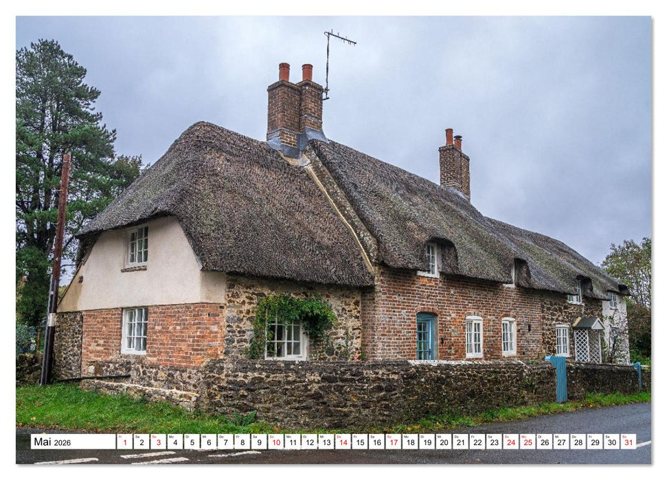 Englands charmante Wohnhäuser (CALVENDO Wandkalender 2026)