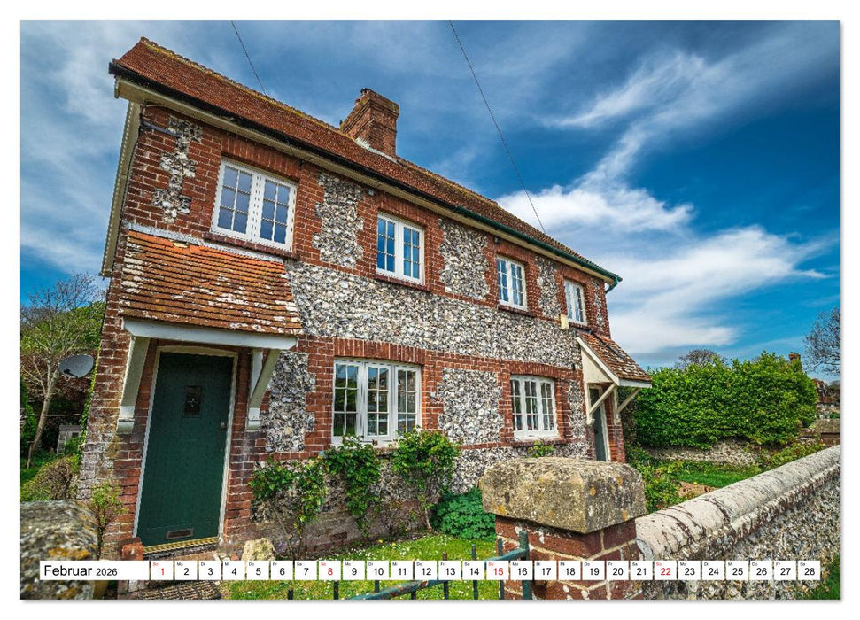 Englands charmante Wohnhäuser (CALVENDO Premium Wandkalender 2026)