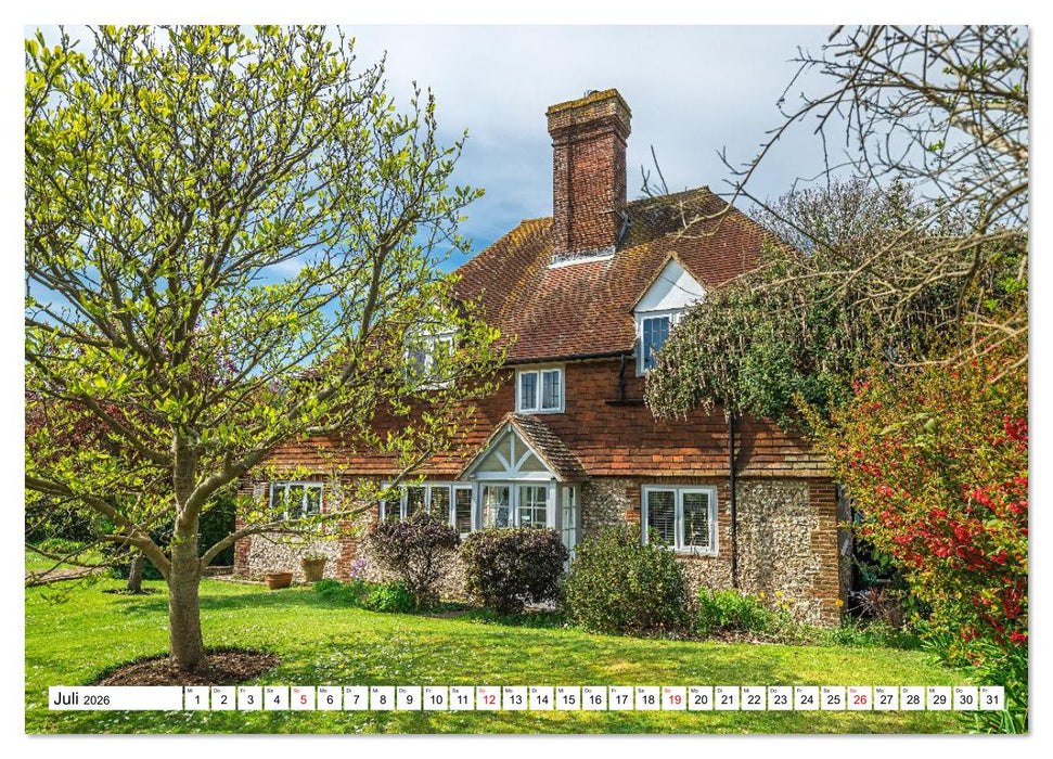 Englands charmante Wohnhäuser (CALVENDO Premium Wandkalender 2026)