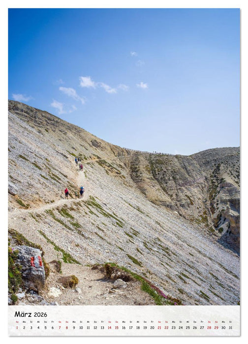 Rund um die ... Drei Zinnen (CALVENDO Wandkalender 2026)