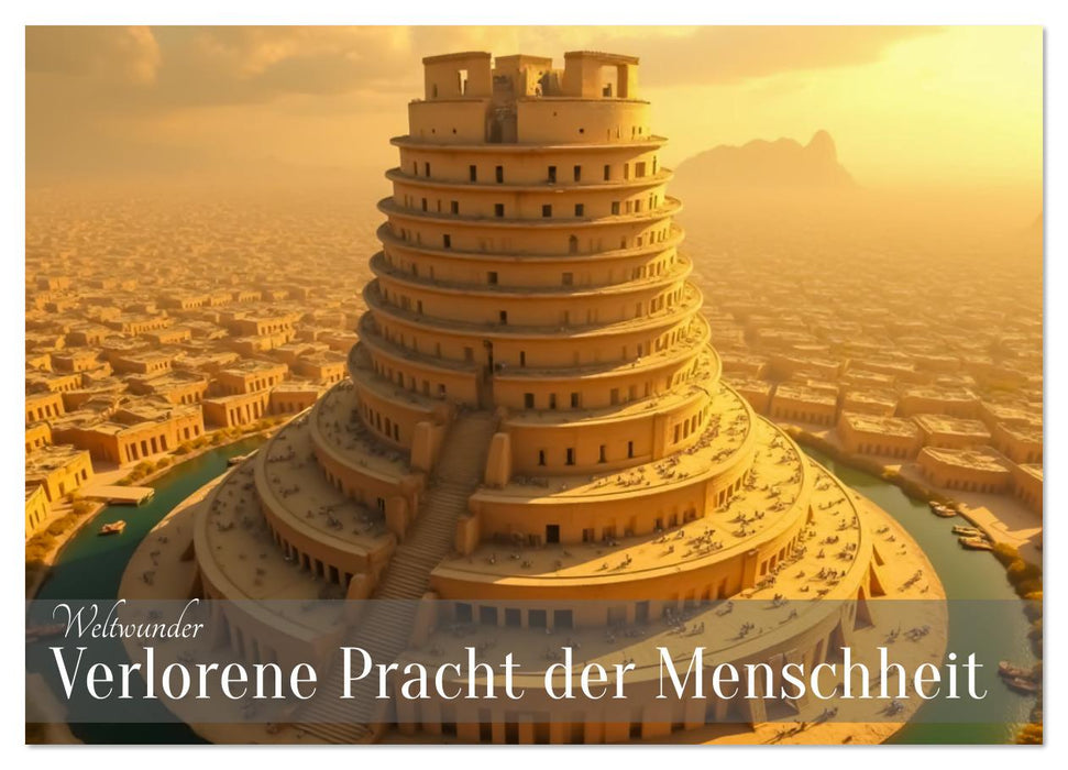 Weltwunder - Verlorene Pracht der Menschheit (CALVENDO Wandkalender 2026)