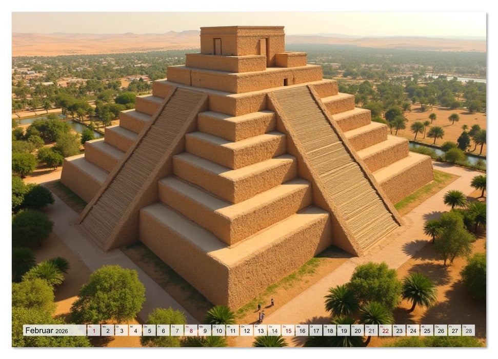 Weltwunder - Verlorene Pracht der Menschheit (CALVENDO Wandkalender 2026)