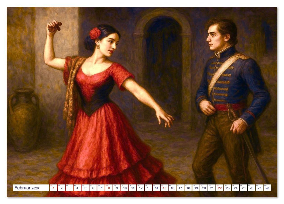 Die berühmtesten Opern der Welt (CALVENDO Wandkalender 2026)