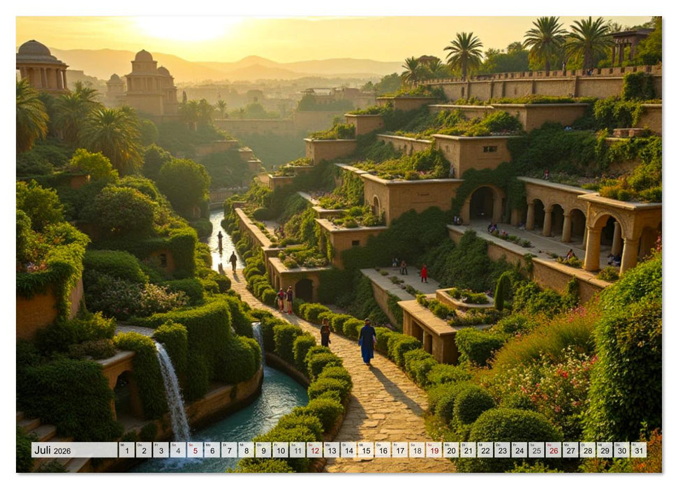 Weltwunder - Verlorene Pracht der Menschheit (CALVENDO Premium Wandkalender 2026)