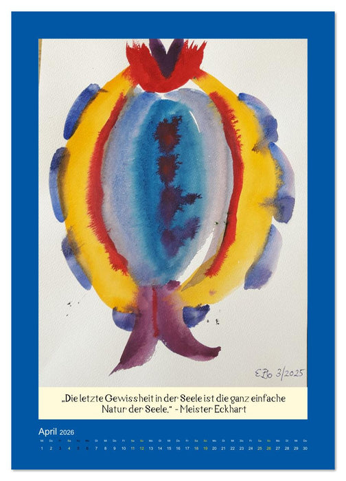 Ur-Verbundenheit - Bilder für die Seele (CALVENDO Premium Wandkalender 2026)