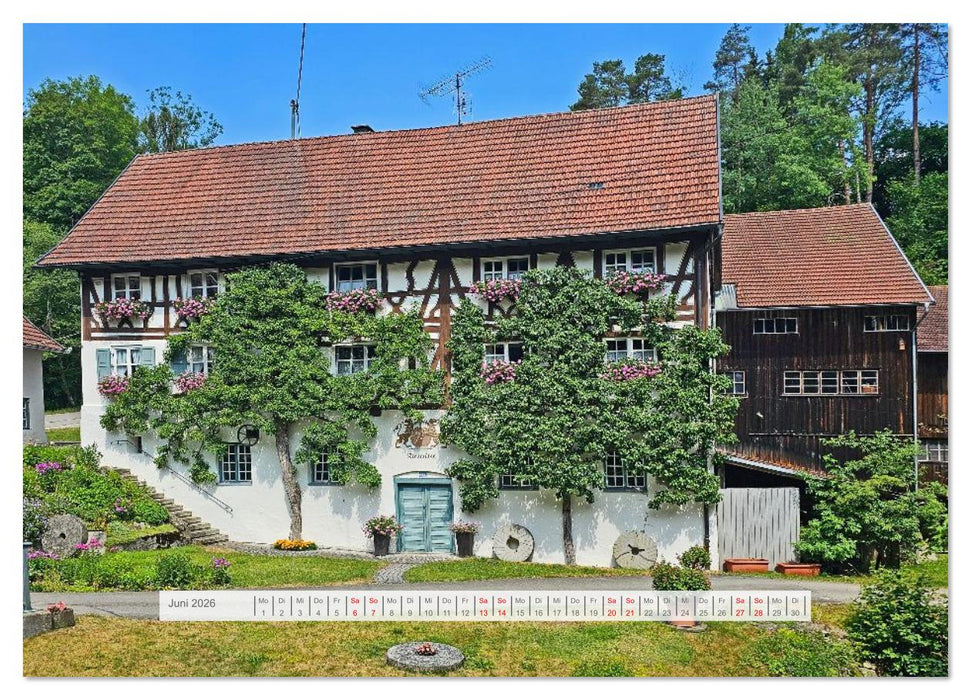 Der Illerradweg zwischen Oberstdorf und Ulm (CALVENDO Premium Wandkalender 2026)