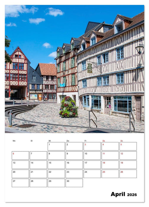 Rouen - Reiseplaner (CALVENDO Premium Wandkalender 2026)