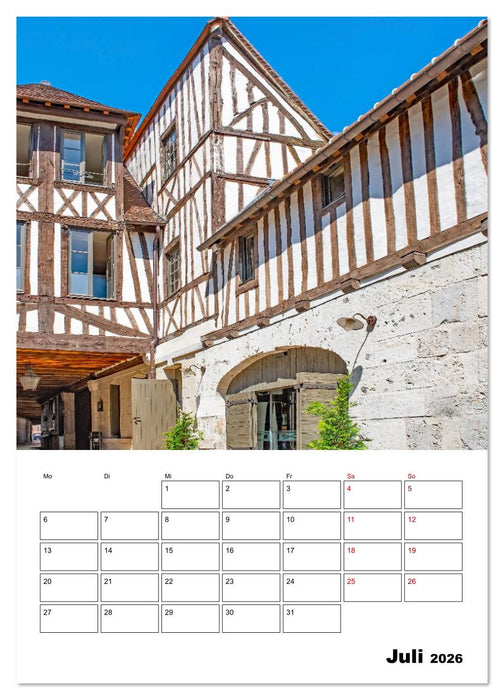 Rouen - Reiseplaner (CALVENDO Premium Wandkalender 2026)