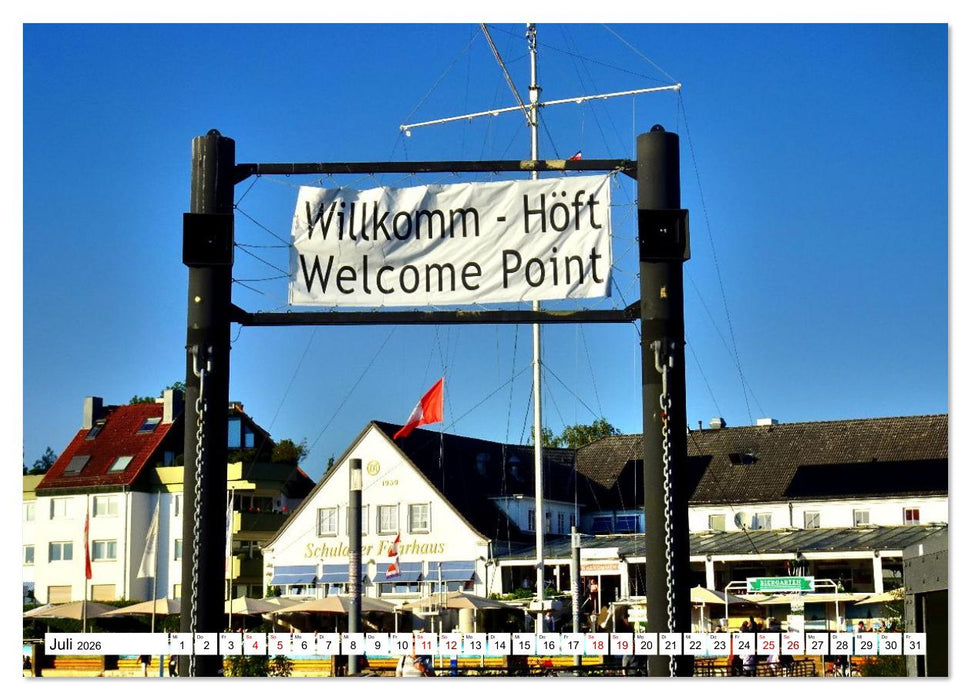 elbabwärts - Von Hamburg nach Cuxhaven (CALVENDO Premium Wandkalender 2026)