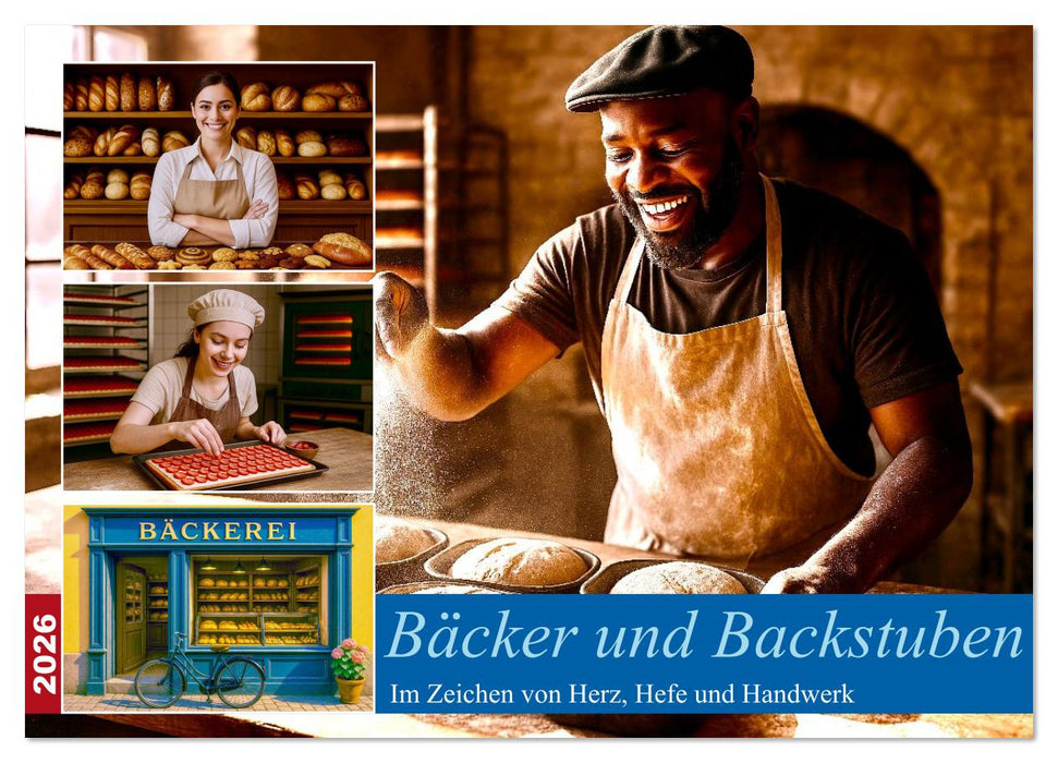 Bäcker und Backstuben (CALVENDO Wandkalender 2026)