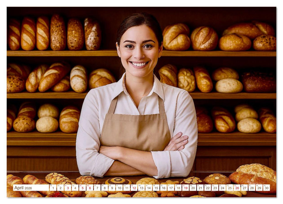 Bäcker und Backstuben (CALVENDO Premium Wandkalender 2026)