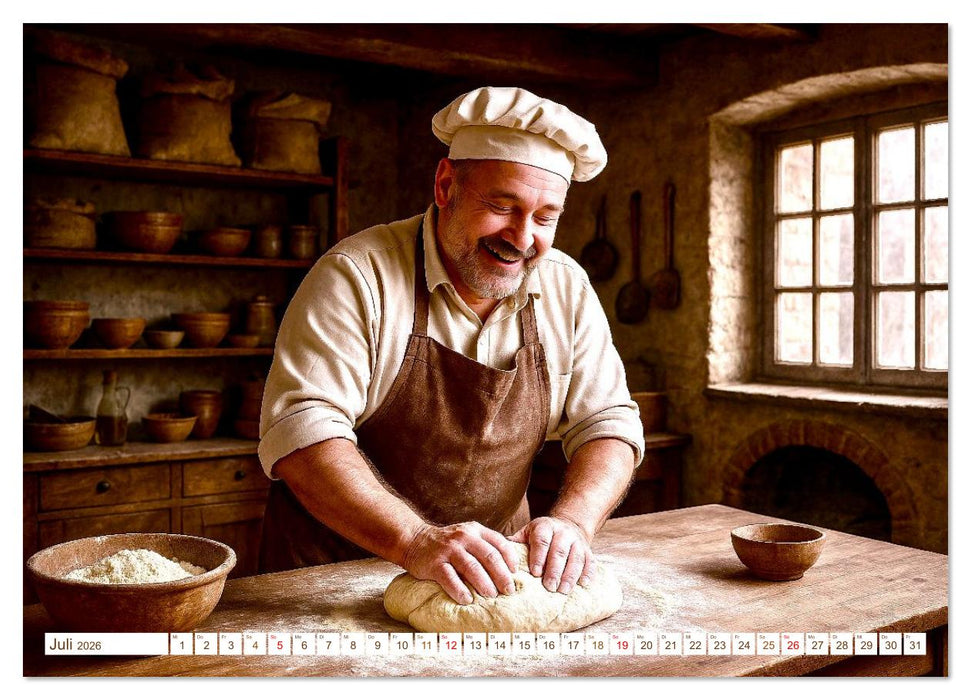 Bäcker und Backstuben (CALVENDO Premium Wandkalender 2026)