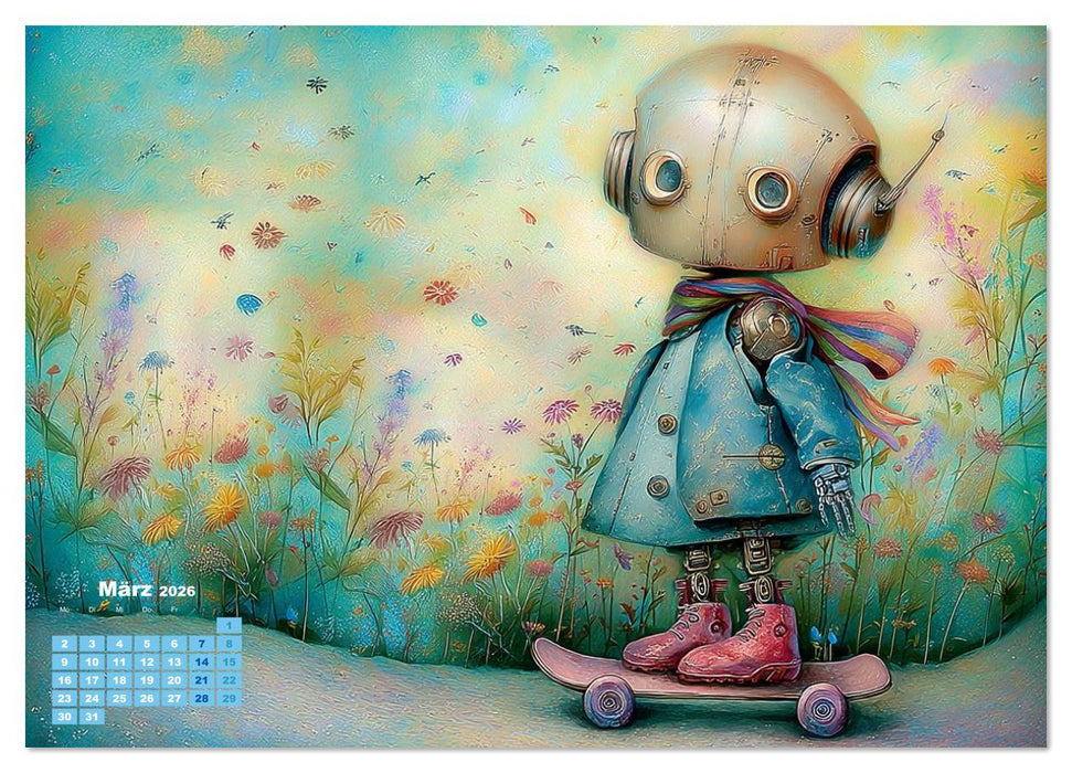 Toni und Tonja und ihre kunterbunten Abenteuer (CALVENDO Wandkalender 2026)