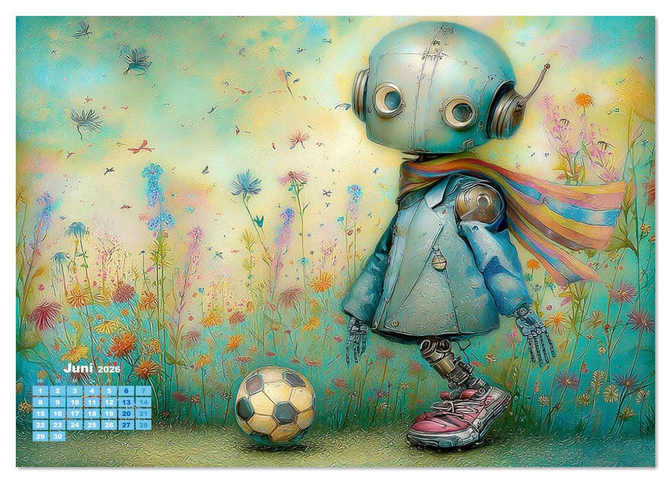 Toni und Tonja und ihre kunterbunten Abenteuer (CALVENDO Wandkalender 2026)