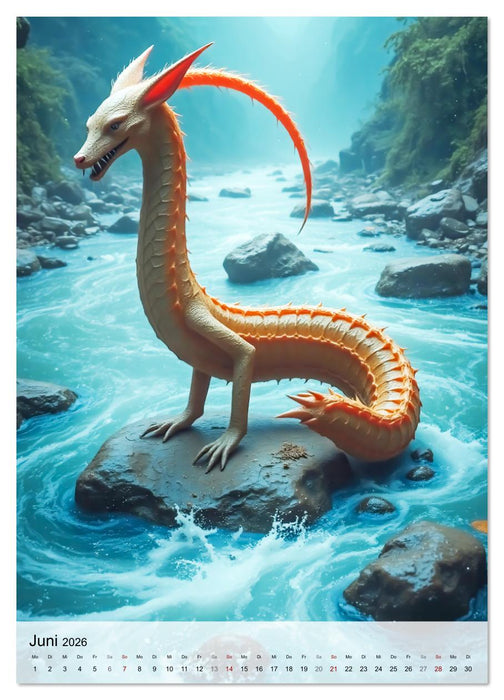 Sagenhafte Seeungeheuer - Schrecken aus der Tiefe (CALVENDO Wandkalender 2026)