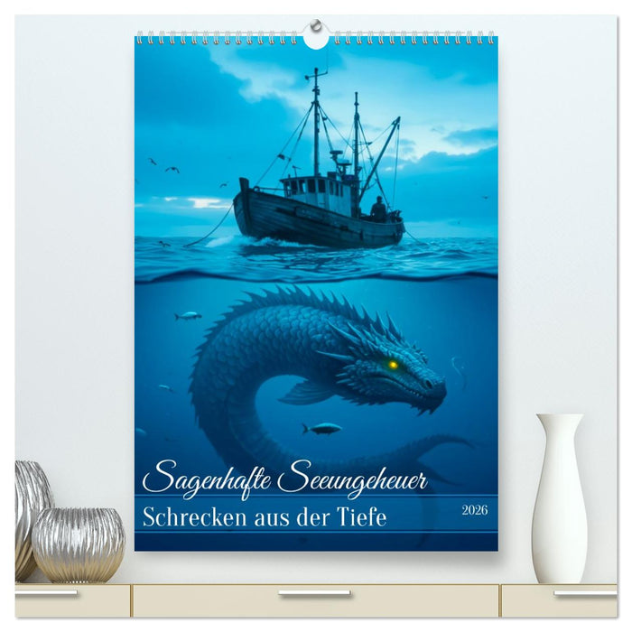 Sagenhafte Seeungeheuer - Schrecken aus der Tiefe (CALVENDO Premium Wandkalender 2026)