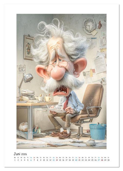 Chaos am Schreibtisch (CALVENDO Wandkalender 2026)