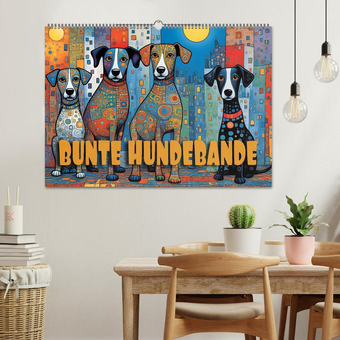 Bunte Hundebande (CALVENDO Wandkalender 2026)