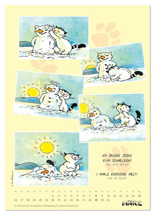 Kater Jacob: Ach Du lieber Mensch (CALVENDO Wandkalender 2026)