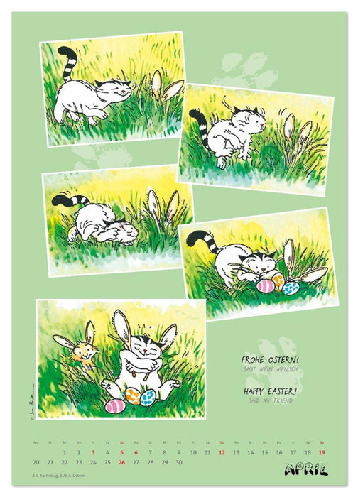 Kater Jacob: Ach Du lieber Mensch (CALVENDO Wandkalender 2026)