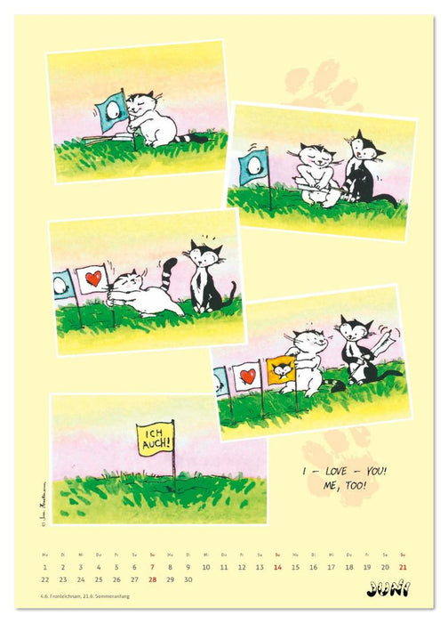 Kater Jacob: Ach Du lieber Mensch (CALVENDO Wandkalender 2026)