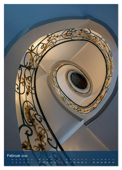 Treppenhauspoesie – Architektur im Aufstieg (CALVENDO Premium Wandkalender 2026)