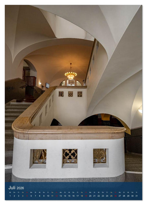 Treppenhauspoesie – Architektur im Aufstieg (CALVENDO Premium Wandkalender 2026)