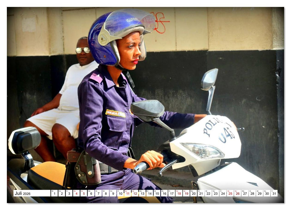 Auf Streife in Havanna - Kubas Policia Nacional Revolucionaria (CALVENDO Premium Wandkalender 2026)