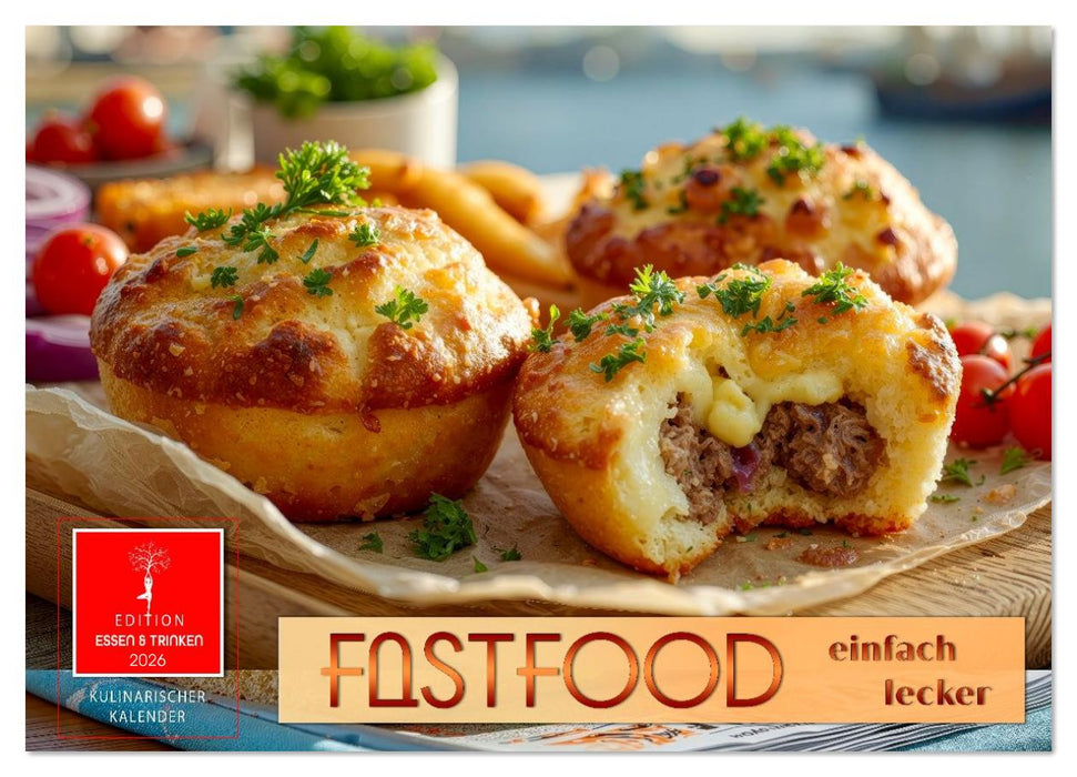 Fastfood einfach lecker (CALVENDO Wandkalender 2026)