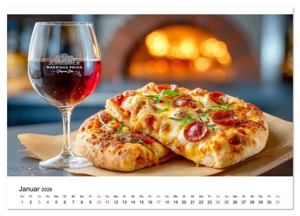 Fastfood einfach lecker (CALVENDO Premium Wandkalender 2026)