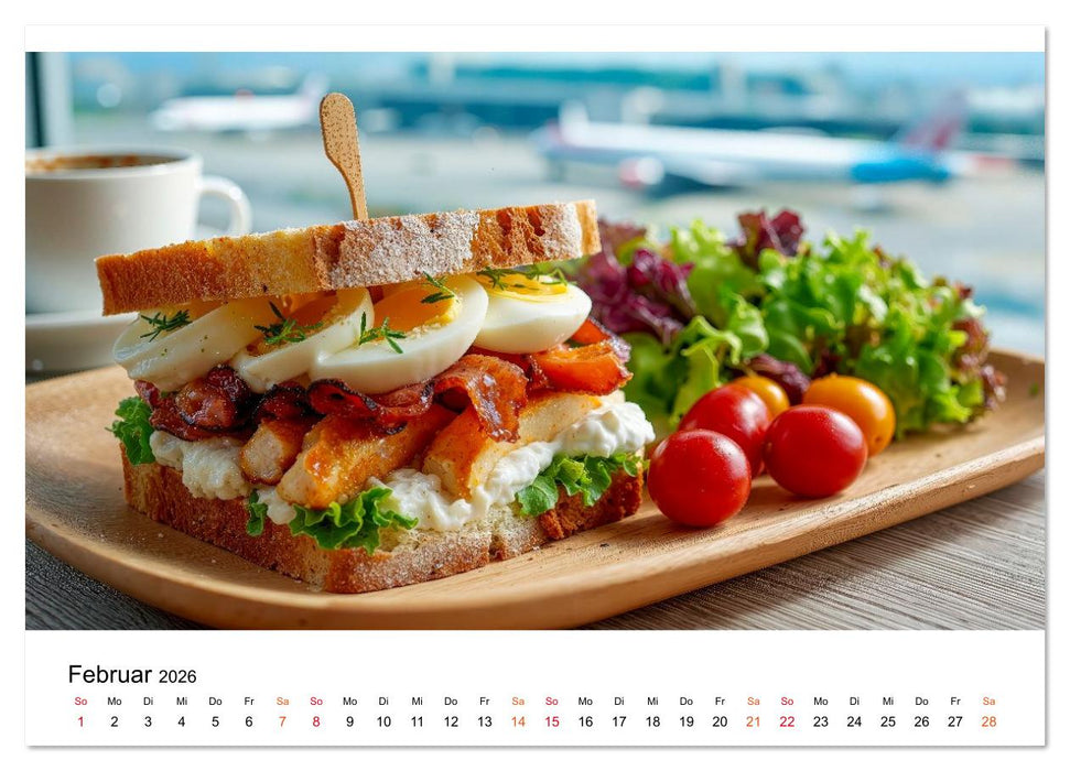 Fastfood einfach lecker (CALVENDO Premium Wandkalender 2026)