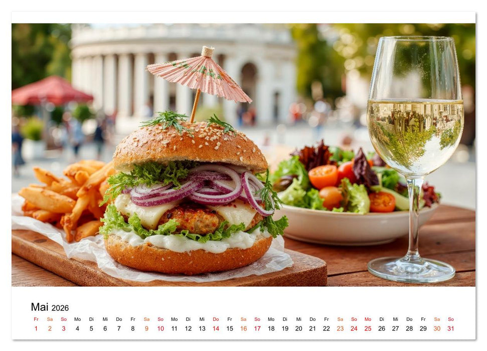 Fastfood einfach lecker (CALVENDO Premium Wandkalender 2026)