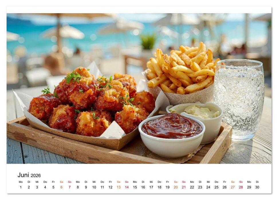 Fastfood einfach lecker (CALVENDO Premium Wandkalender 2026)