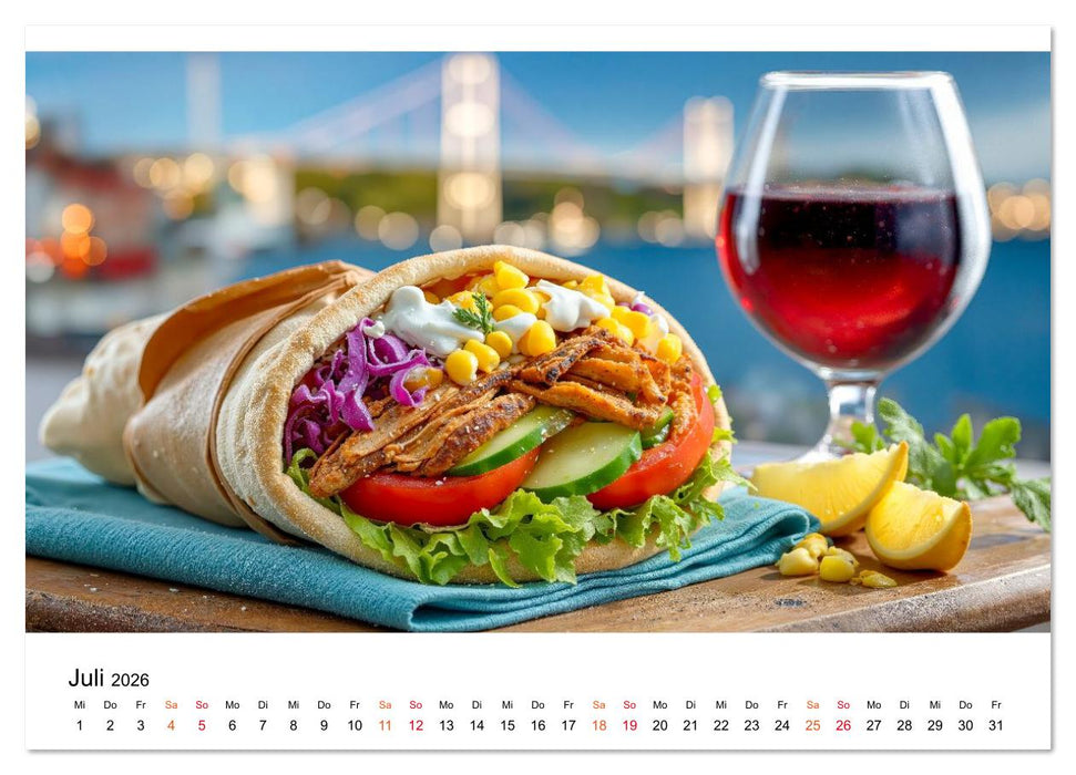 Fastfood einfach lecker (CALVENDO Premium Wandkalender 2026)